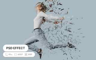 Free PSD dispersion photo effect