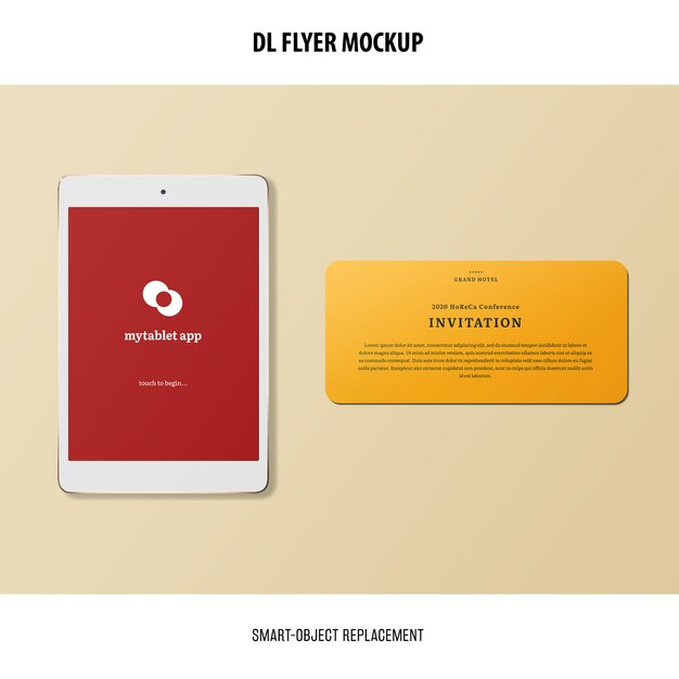 DL Flyer Mockup