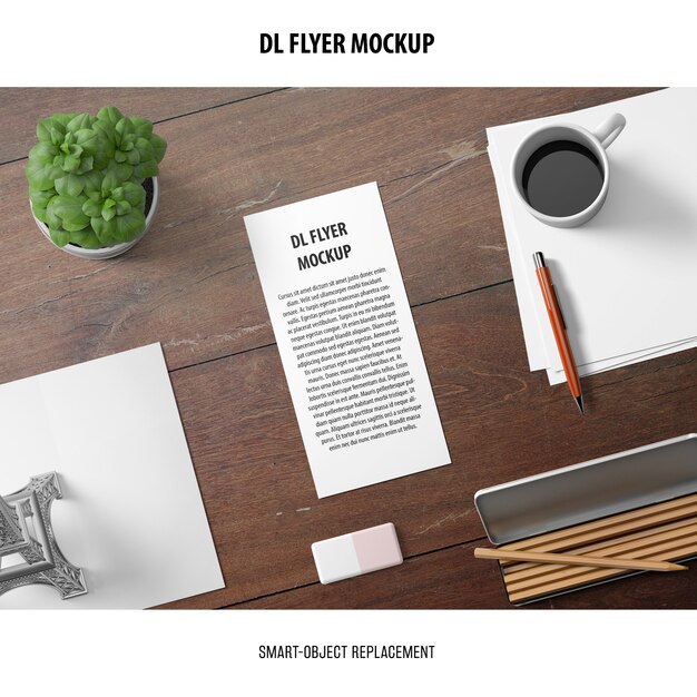 DL Flyer Mockup