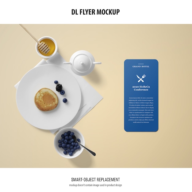 DL Flyer Mockup – Free PSD Mockup Download