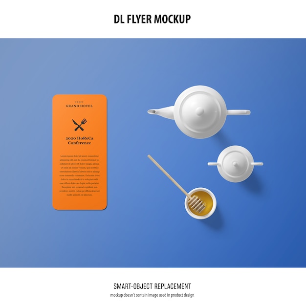 Free PSD DL Flyer Mockup Template – Download for Free