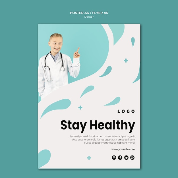 Doctor poster template