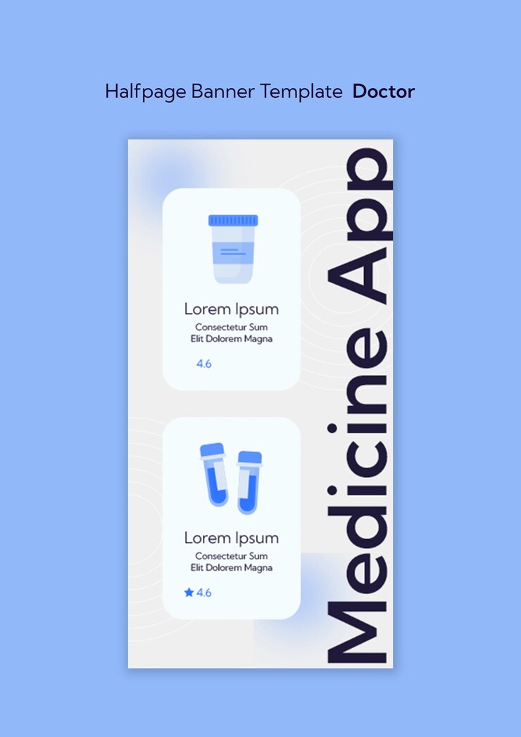 Free PSD doctor profession template