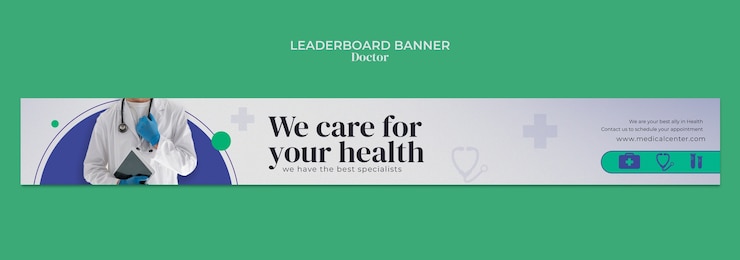 Free PSD doctor profession template