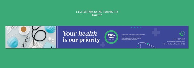 Free PSD doctor profession template