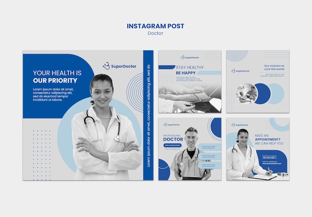 Free PSD doctor template design