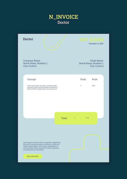 Doctor template design