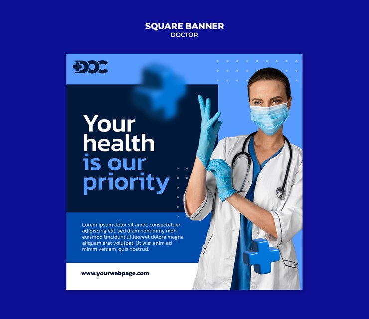 Free PSD doctor template design