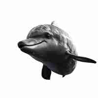 Free PSD dolphin isolated figure