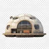 Free PSD dome house isolated on transparent background