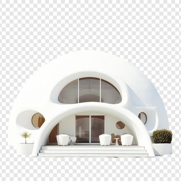 Free PSD dome house isolated on transparent background