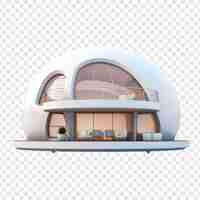 Free PSD dome house isolated on transparent background