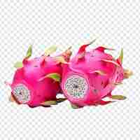 Free PSD dragonfruit fruits isolated on transparent background