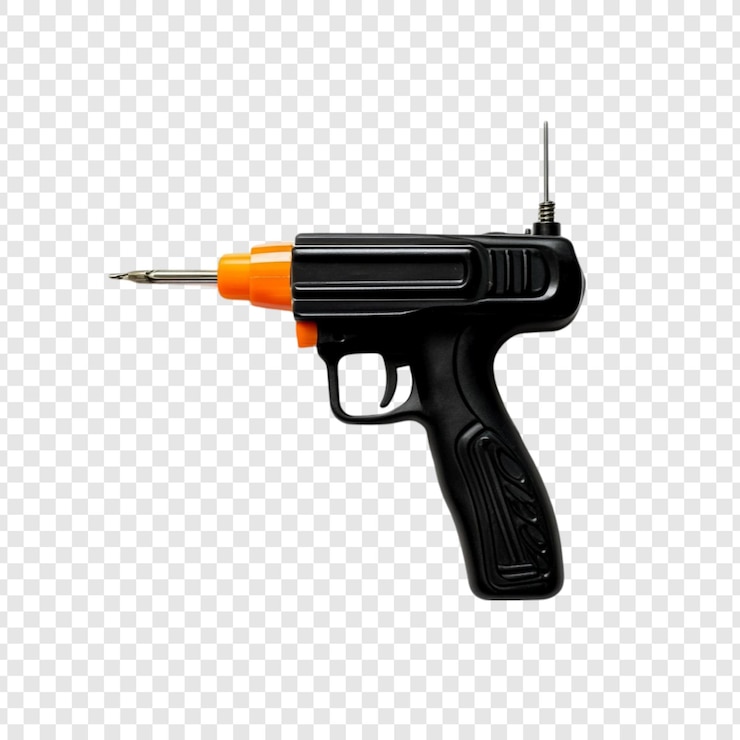 मुफ़्त PSD drill gun a conceptual image of construction and violence