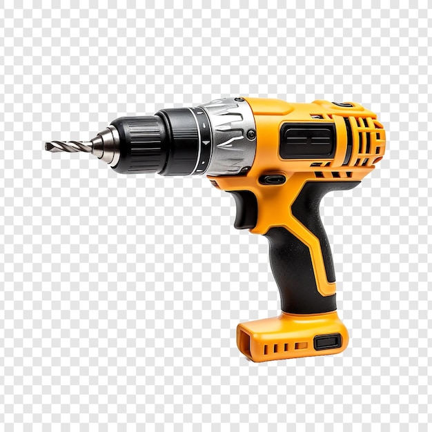 Drill isolated on transparent background