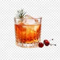 Free PSD drinks isolated on transparent background