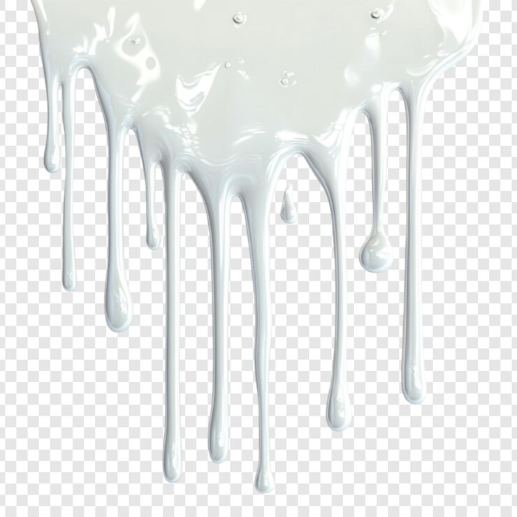 मुफ़्त PSD dripping white paint abstract texture background