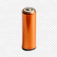 Free PSD dry cell battery isolated on transparent background