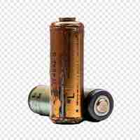 Free PSD dry cell battery isolated on transparent background