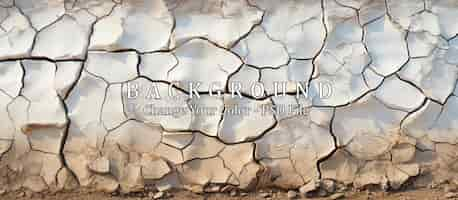 Free PSD dry cracked earth background global warming climate change concept