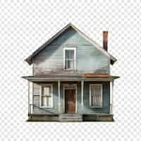 Free PSD duplex house isolated on transparent background