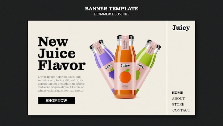 Free PSD e-commerce business banner template