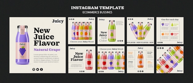 Free PSD e-commerce business instagram posts