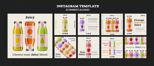 Free PSD e-commerce business instagram posts