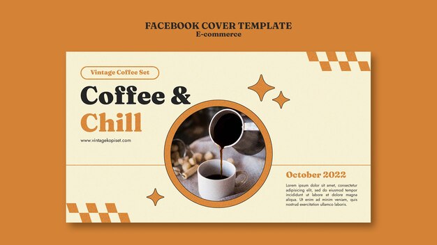 E commerce facebook cover template design