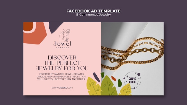 E-commerce platform facebook template