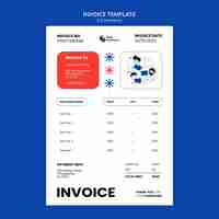 Free PSD e-commerce platform invoice template