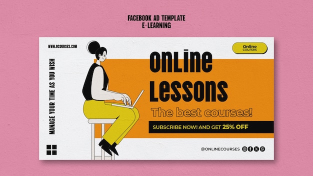 E learning template design