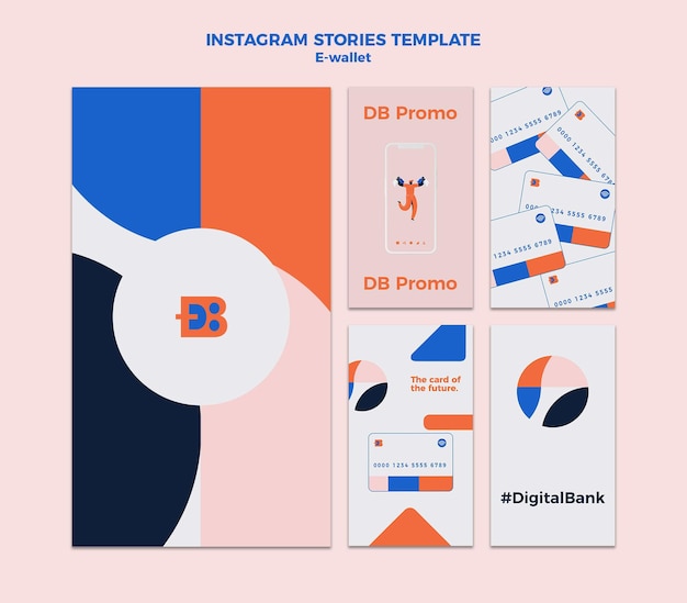 E-wallet design template