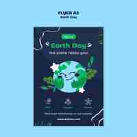 Free PSD earth day celebration template