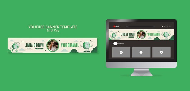 Earth day  template design