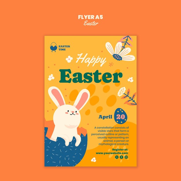 easter celebration template