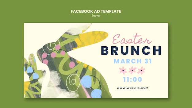 Template di Facebook per la celebrazione della Pasqua