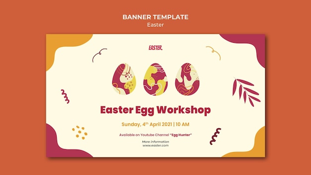 Easter day landing page template