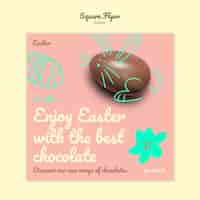 Free PSD easter template design