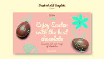 Free PSD easter template design