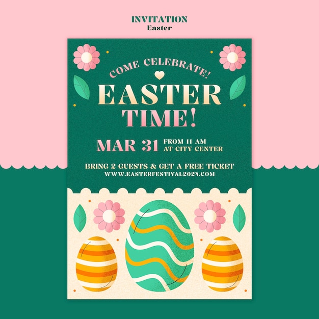 Easter template design
