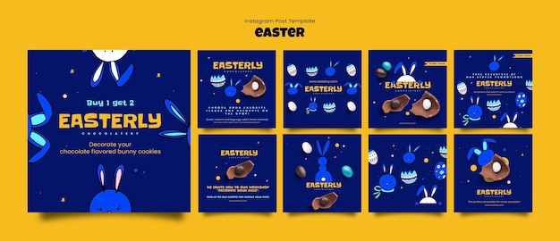 Easter template design