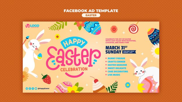 Easter template design