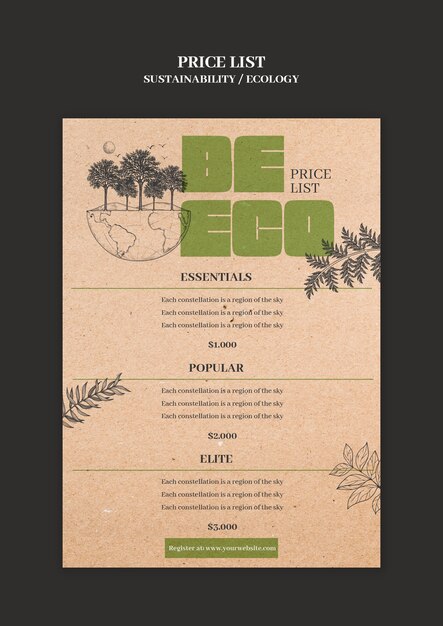 Ecology concept template
