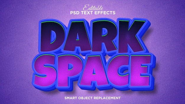 Free PSD editable cartoon text effect