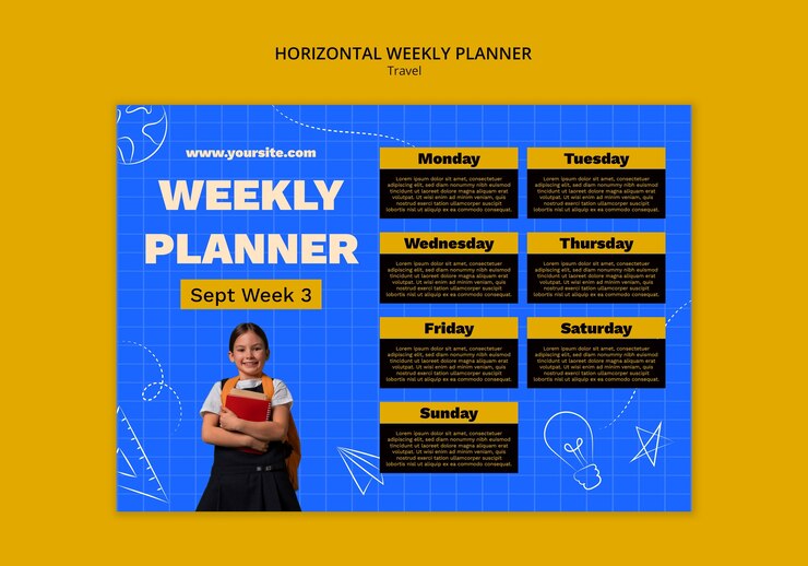 Free PSD education concept template