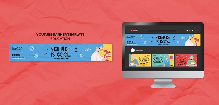 無料PSD 教育テンプレート デザイン