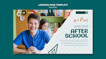 Free PSD education  template design