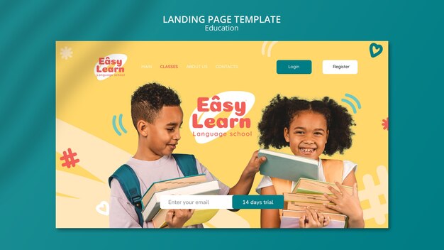 Education template design