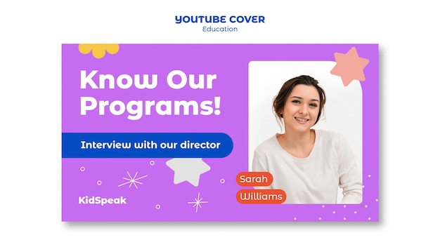 Education template design